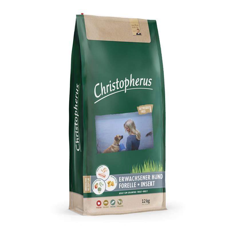 Christopherus Getreidefrei Forelle & Insekt 