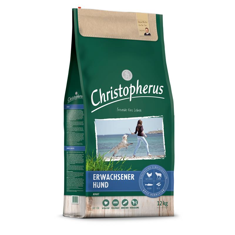 Christopherus Erwachsener Hund Geflügel,Lamm, Ei & Reis 12 kg
