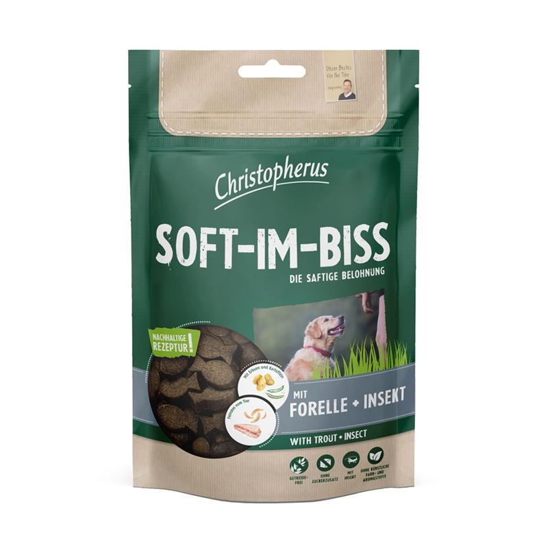 Christopherus Soft-Im-Biss mit Forelle & Insekt 125g 