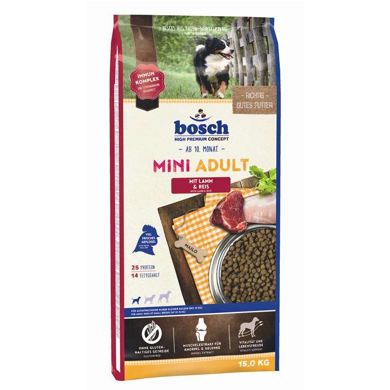 Bosch Mini Adult Lamm & Reis 15 Kg
