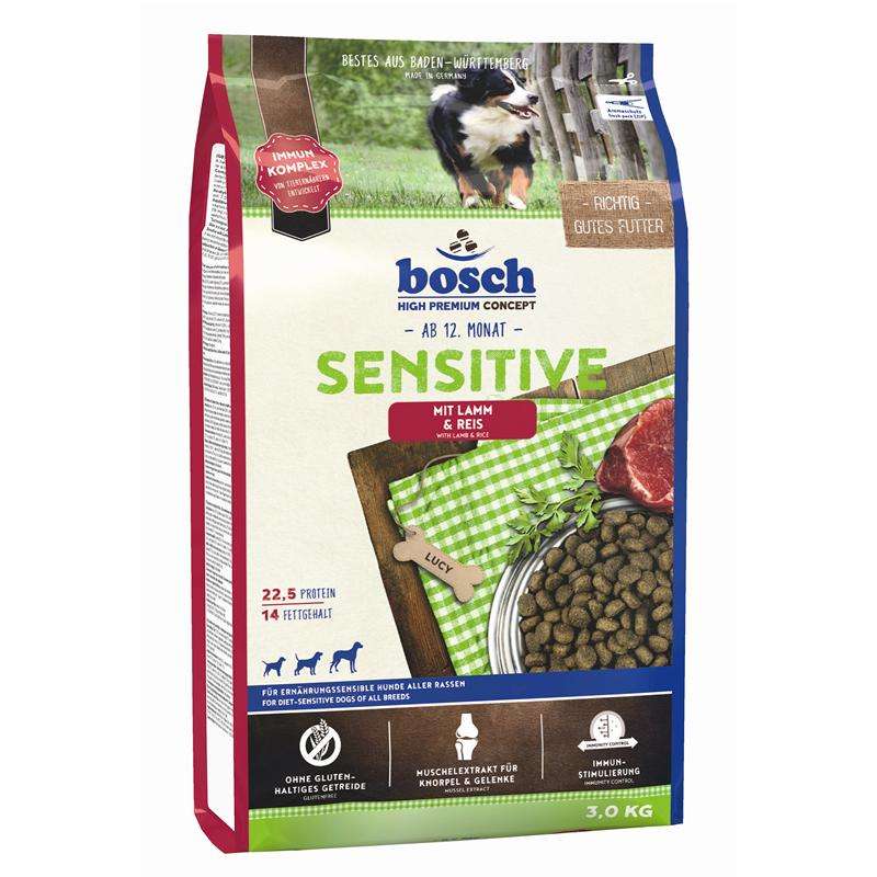 Bosch Sensitive Lamm & Reis 3 Kg