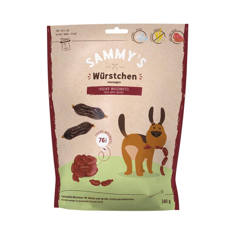 Bosch Sammys Würstchen Wasserbüffel 240g 