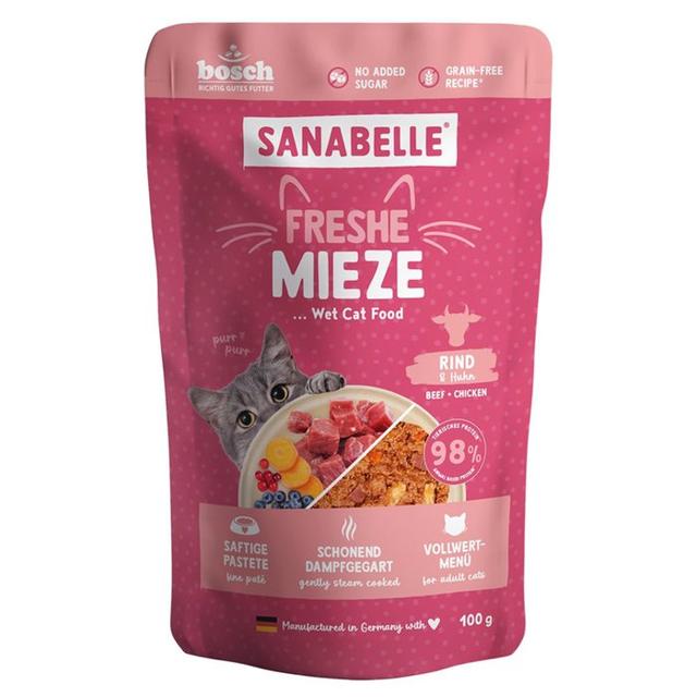 Sanabelle Freshe Mieze Rind & Huhn 100g 