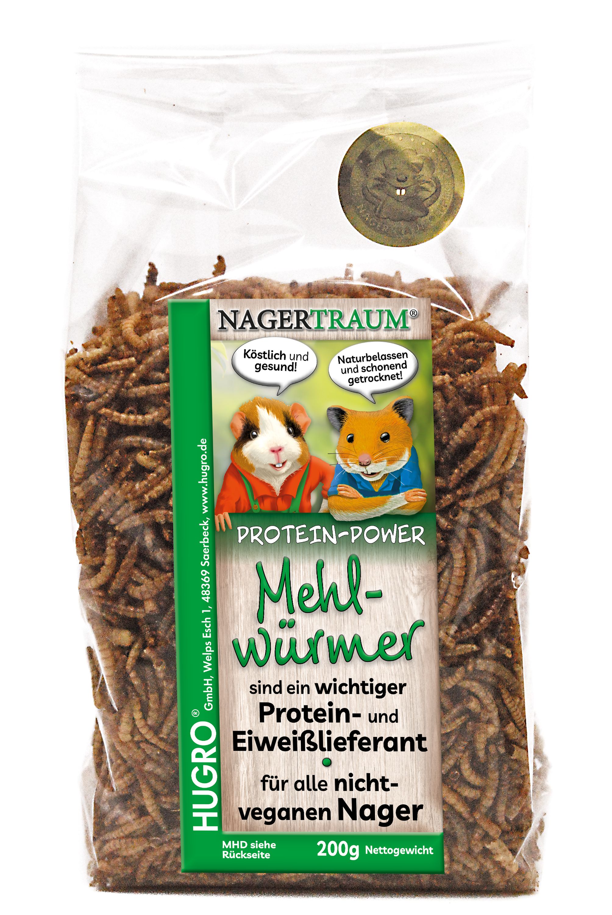 Hugro Mehlwürmer 200g 