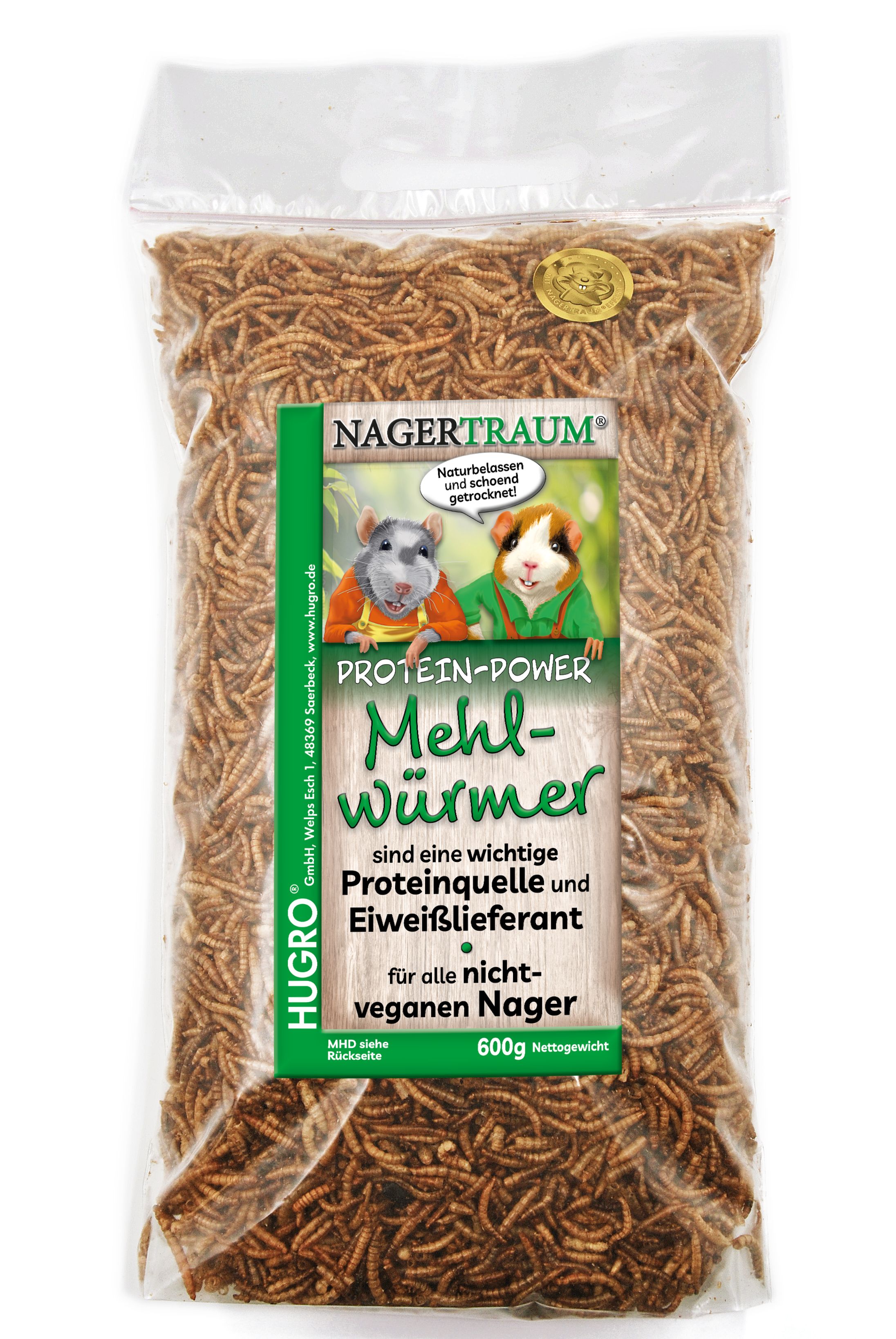 Hugro Mehlwürmer 600g 