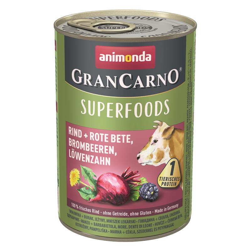 Animonda GranCarno Adult Superfood Rind & Rote Beete 400 g