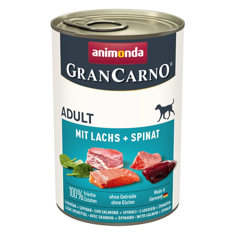 Animonda GranCarno Adult mit Lachs & Spinat 400g