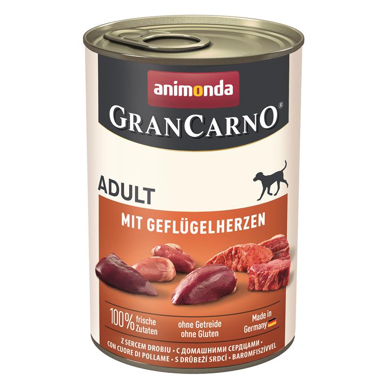 Animonda GranCarno Adult mit Geflügelherzen 