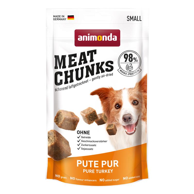 Animonda Snack Meat Chunks Pute pur 60g 