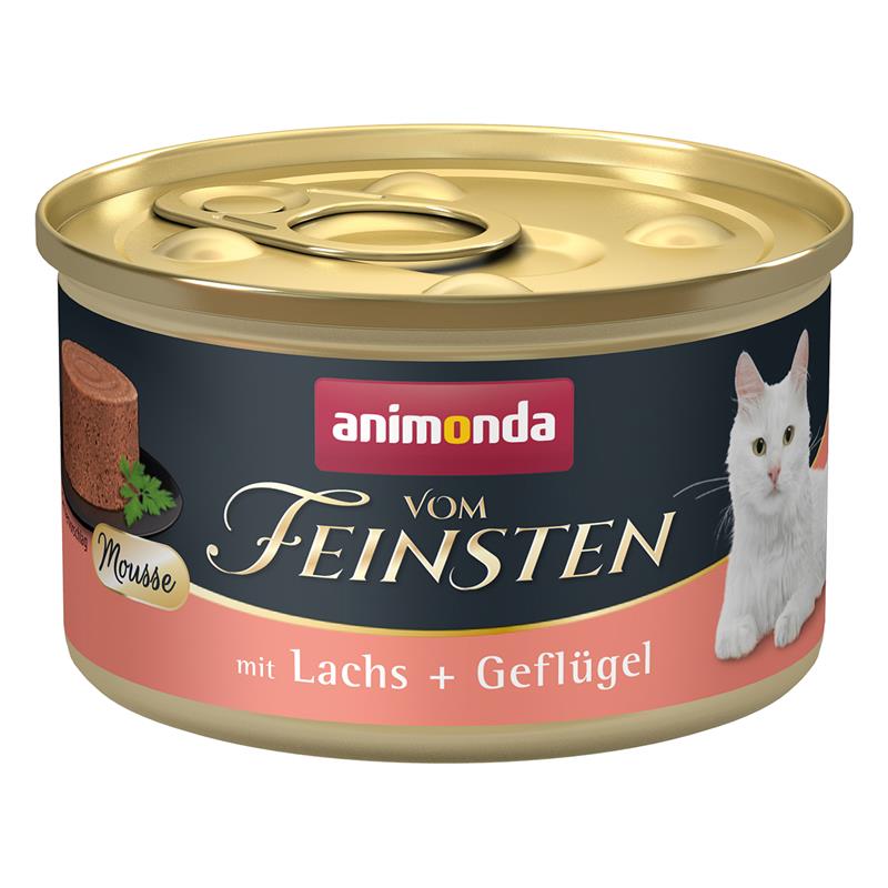 Animonda vom Feinsten Mousse Adult Lachs & Geflügel 85g 