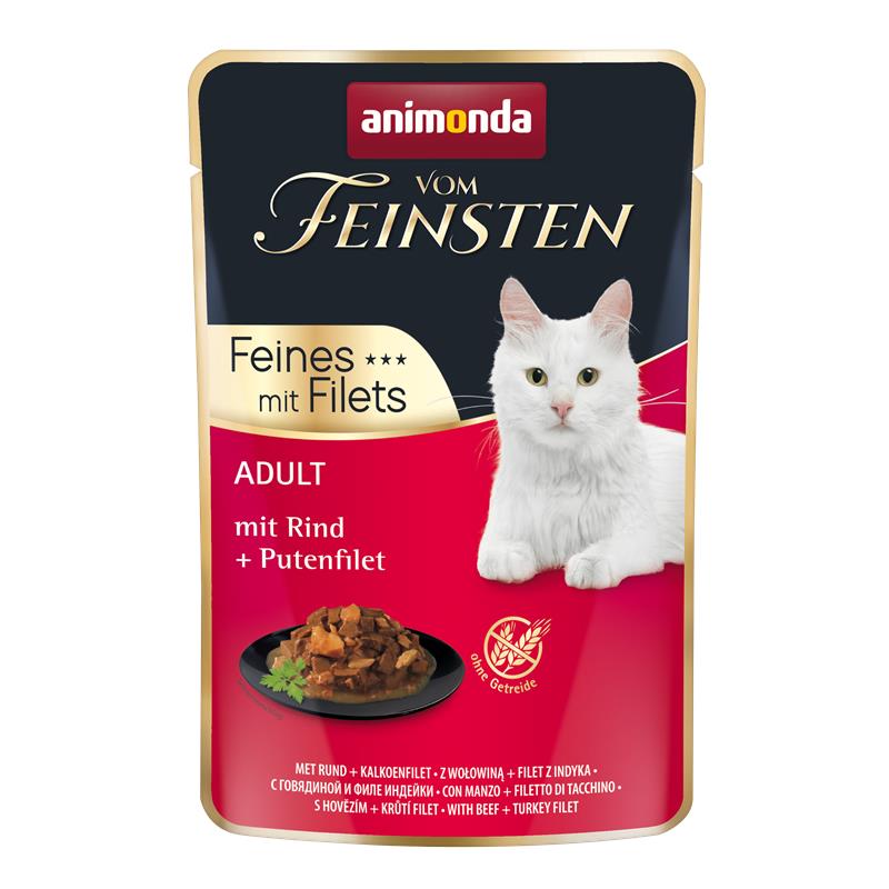 Animonda vom Feinsten Cat Adult Rind & Putenfilet 85g 