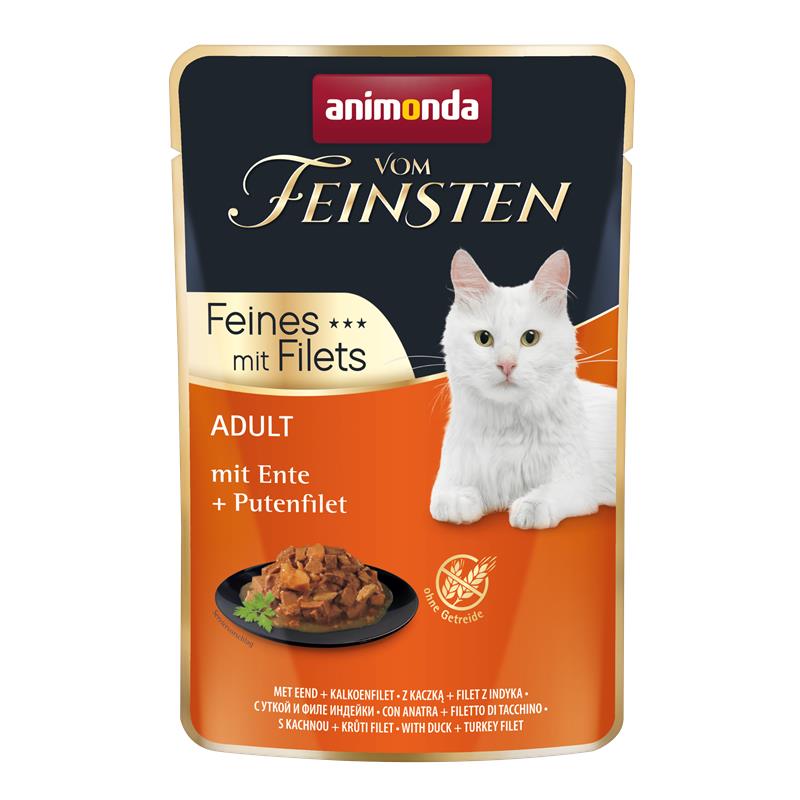 Animonda vom Feinsten Cat Adult Ente & Putenfilet 85g 