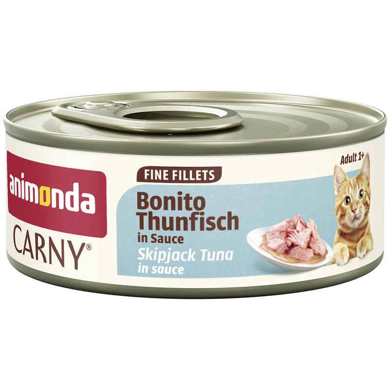 Animonda Cat Carny Fine Fillets Adult Bonito Thunfisch in Sauce 60g 