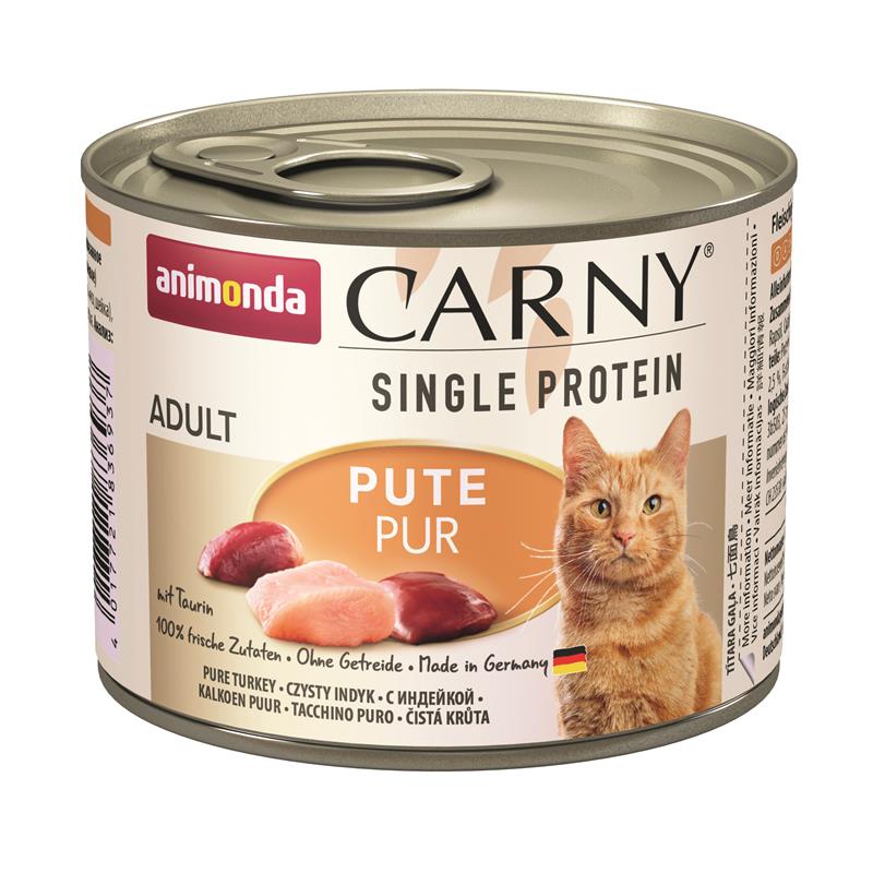 Animonda Cat Dose Carny Adult Single Protein Pute 200g 
