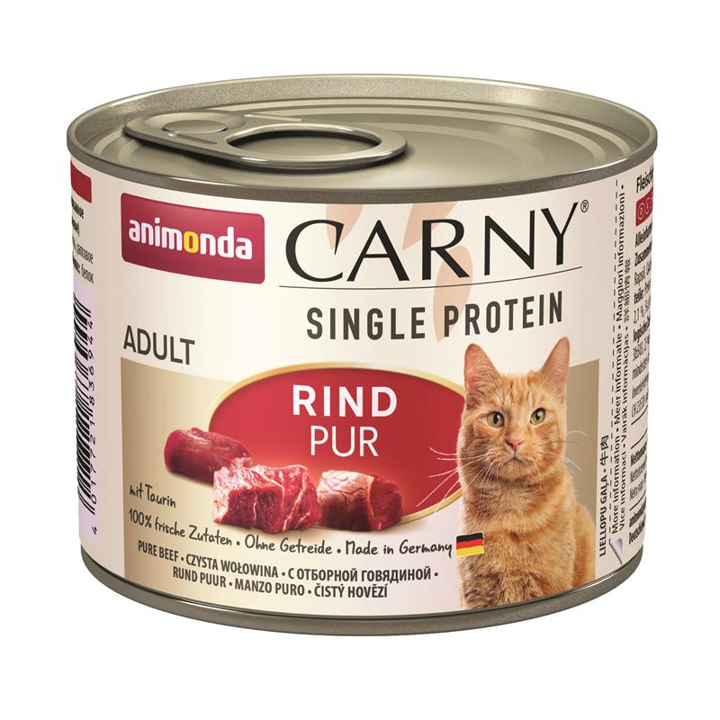 Animonda Cat Dose Carny Adult Single Protein Rind 200g 