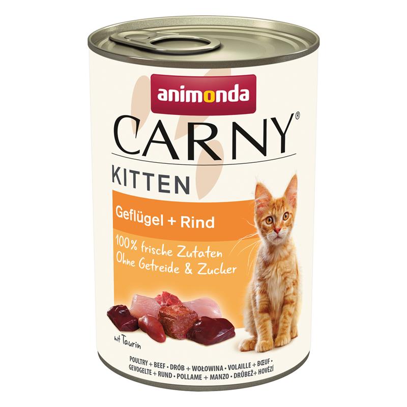 Animonda Carny Kitten Geflügel & Rind 400g