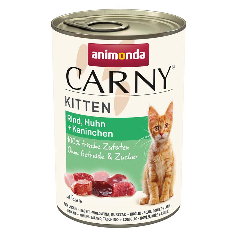 Animonda Carny Kitten Rind, Huhn & Kaninchen 400g