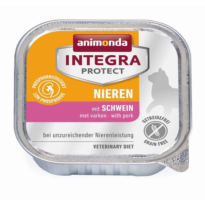 Animonda Cat Schale Integra Protect Niere mit Schwein 100g 