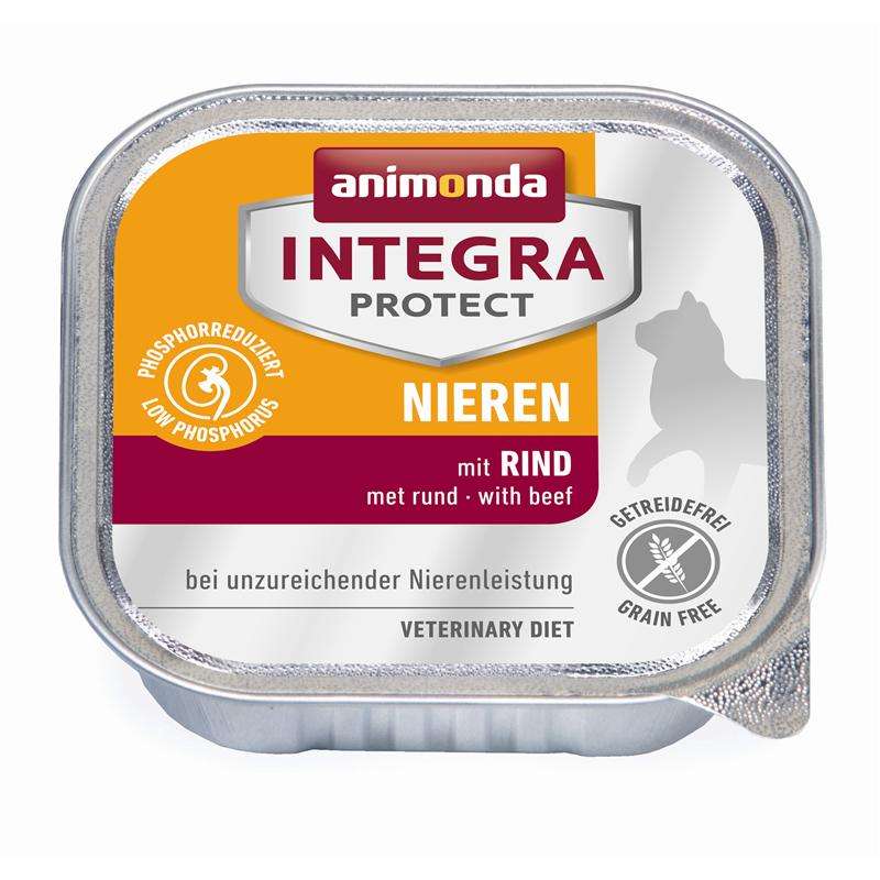 Animonda Cat Schale Integra Protect Niere mit Rind 100g 