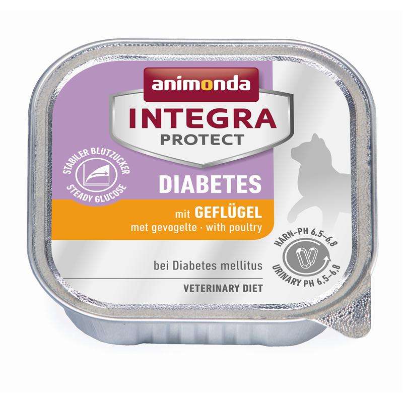 Animonda Cat Schale Integra Protect Diabetes mit Geflügel 100g 