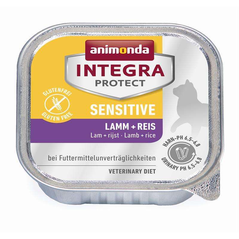 Animonda Cat Schale Integra Protect Sensitiv mit Lamm & Reis 100g 