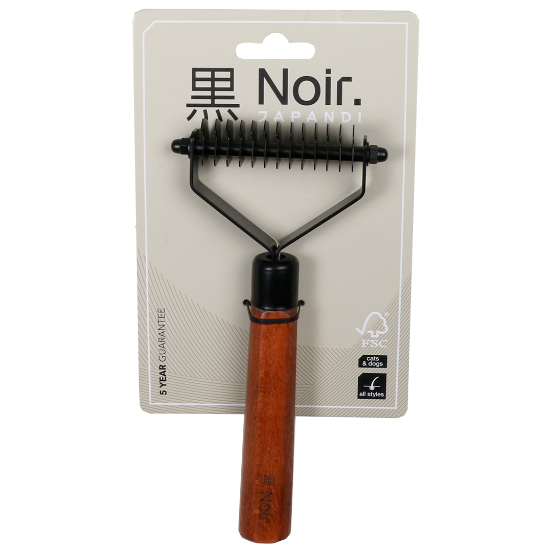 EBI Noir Japandi Trimmstriegel 13 Klingen