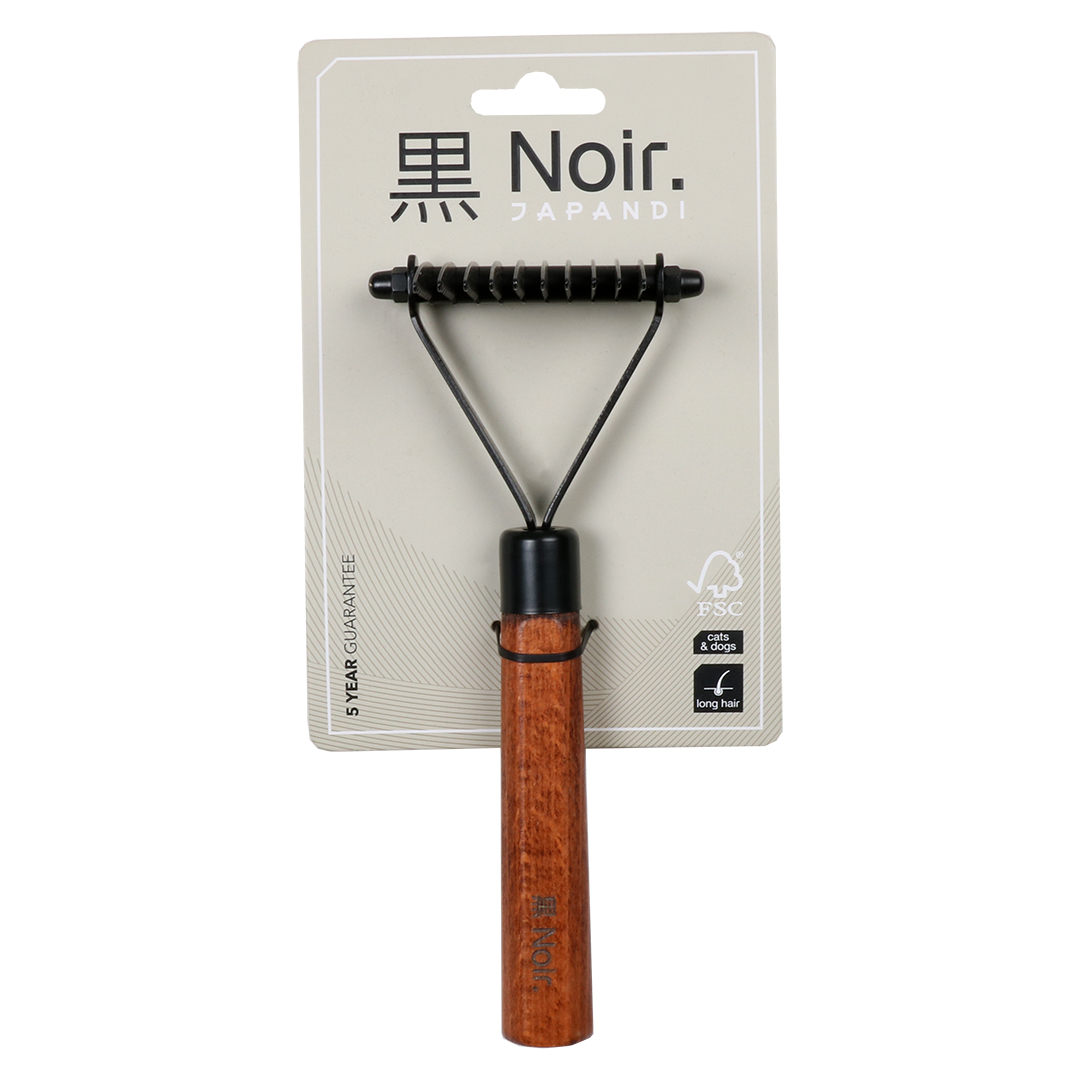EBI Noir Japandi Entfilzungsharke 20 x 8 x 6cm 