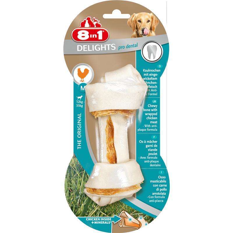 8in1 Dental Delights Kauknochen M 
