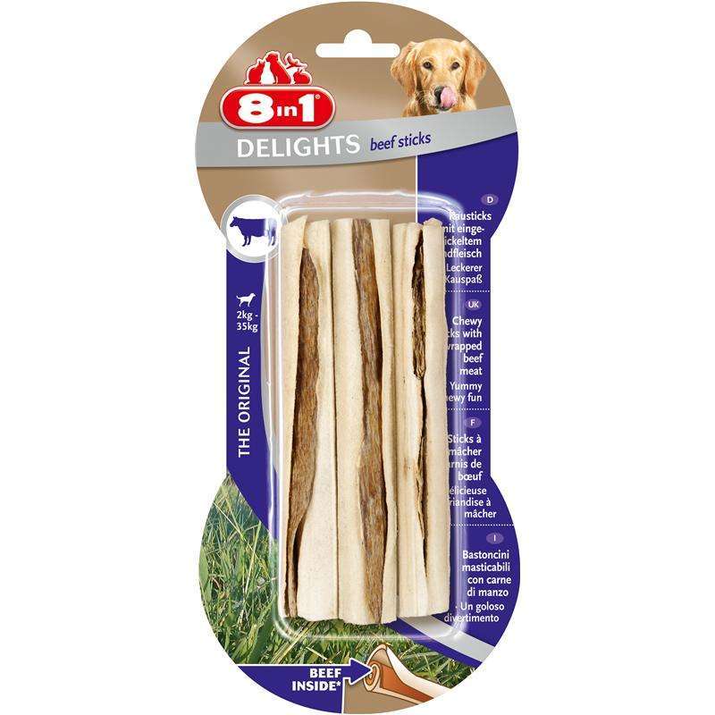 8in1 Delights Beef Kausticks 