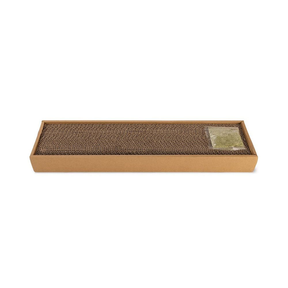 Beeztees Minus One Kratzbrett aus Pappe 48,5 x 12 x 5 cm