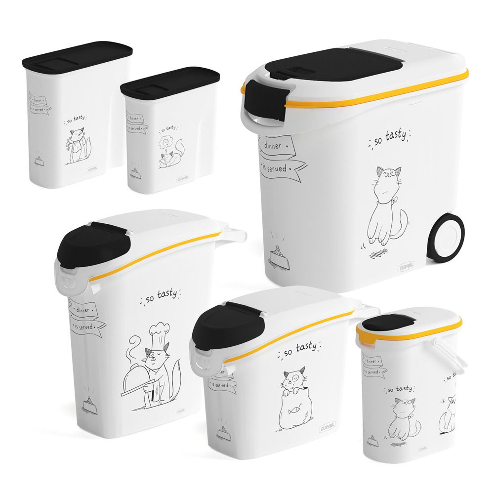 Curver Futtercontainer Katze Dinner is served 