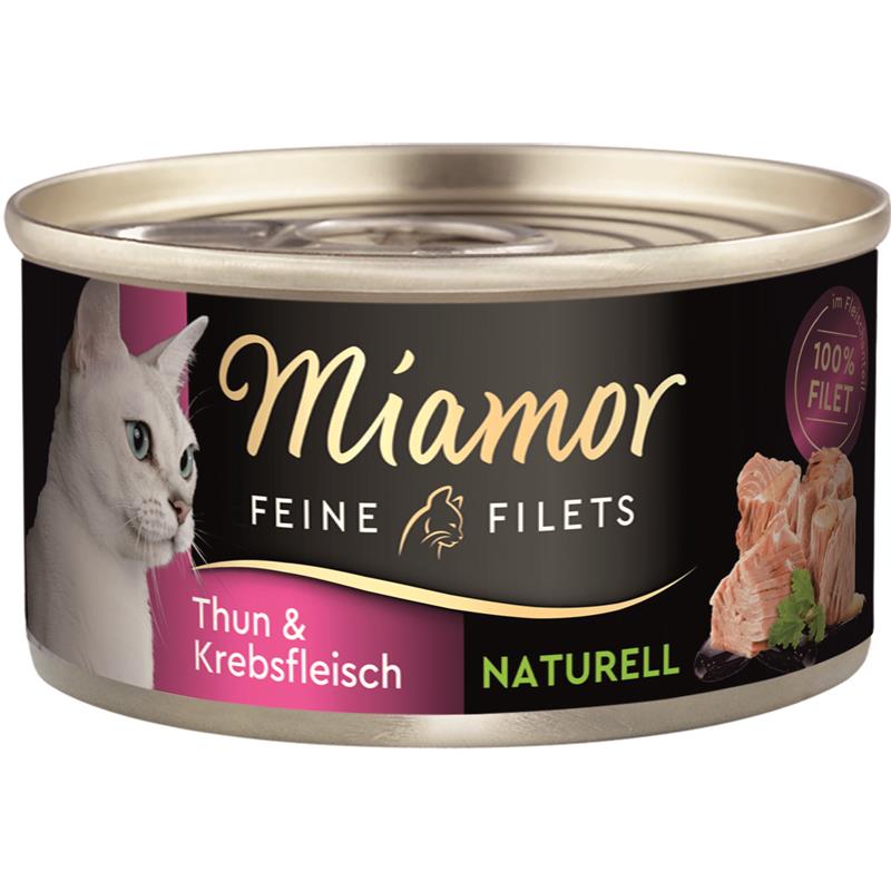 Miamor Feine Filets Naturelle Thunfisch & Krebs 80g 
