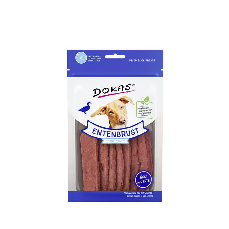 Dokas Dog Snack Entenbrustfilet getrocknet 70 g 