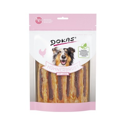 Dokas Dog Snack Hühnerbrust mit Leber 220g 