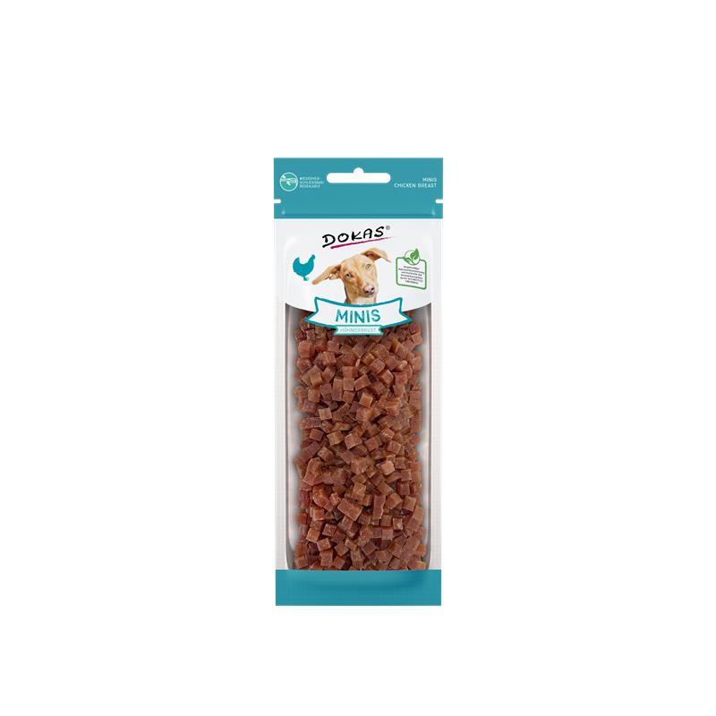 Dokas Dog Snack Minis Hühnerbrust 70g 
