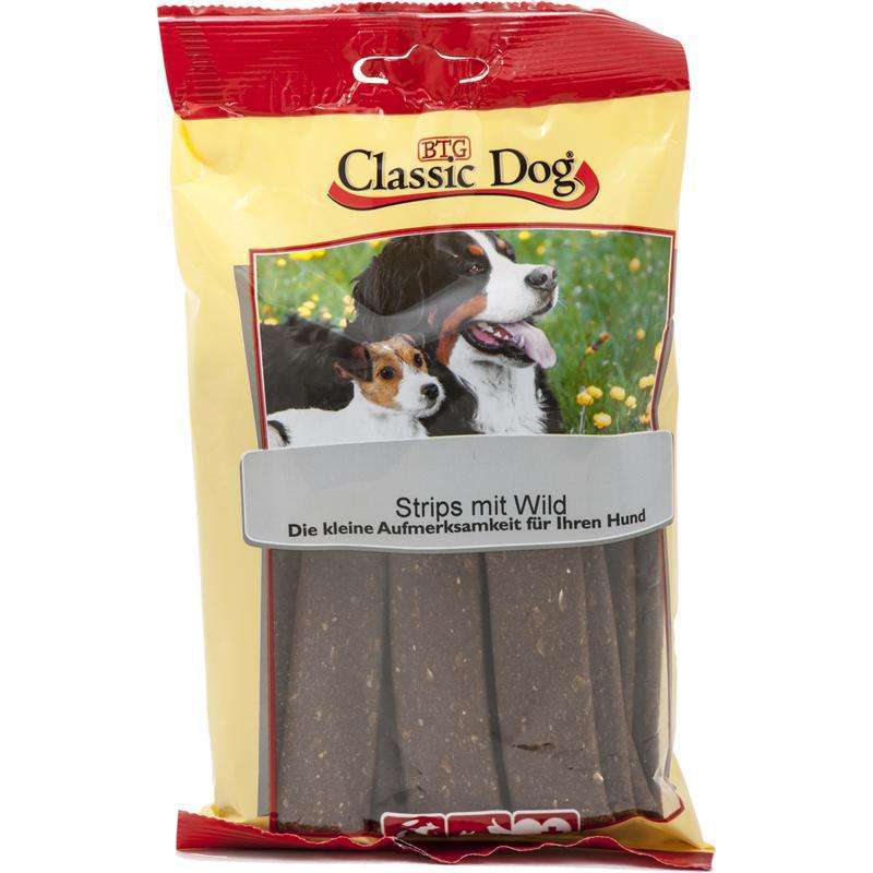 Classic Dog Snack Strips mit Wild 200g 