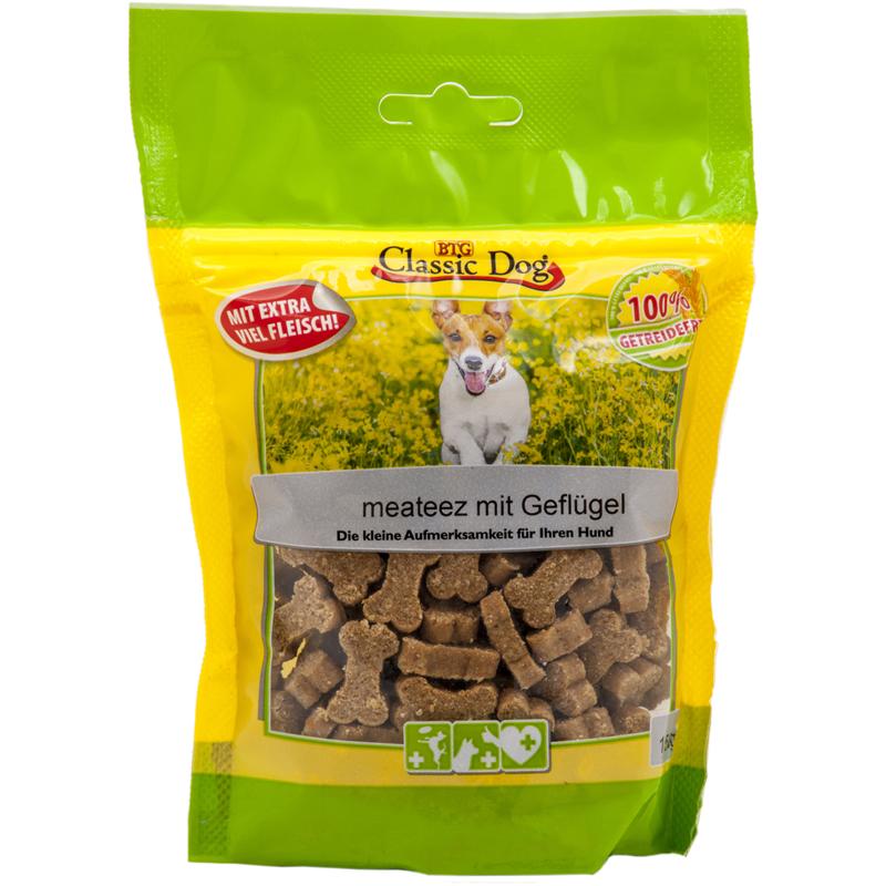 Classic Dog Snack meateez mit Geflügel 150g 