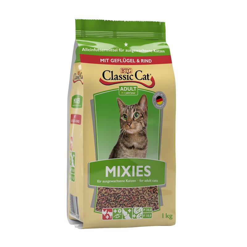 Classic Cat Mixies mit Geflügel und Rind 1kg 