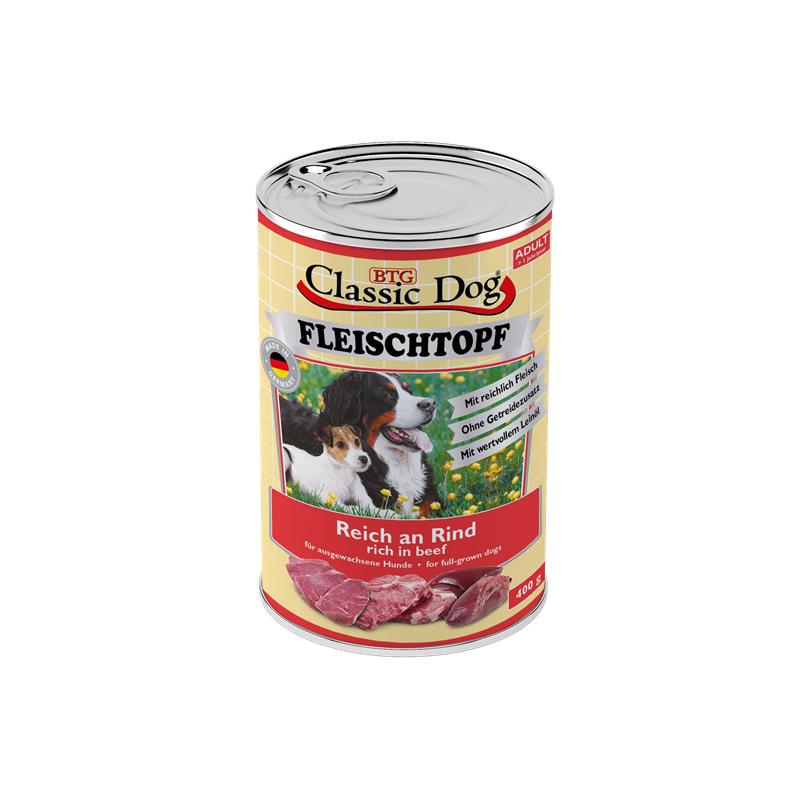 Classic Dog Fleischtopf Rind 400g 