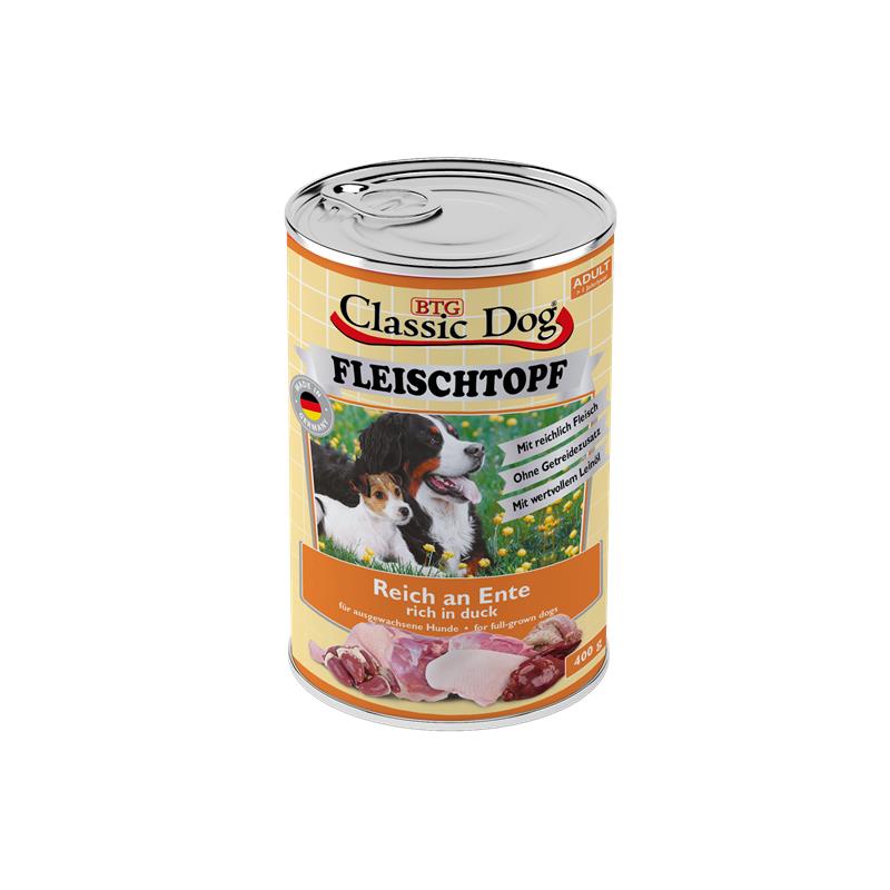 Classic Dog Fleischtopf Ente 400g 