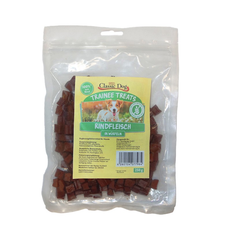 Classic Dog Trainee Treats Rindfleischwürfel 