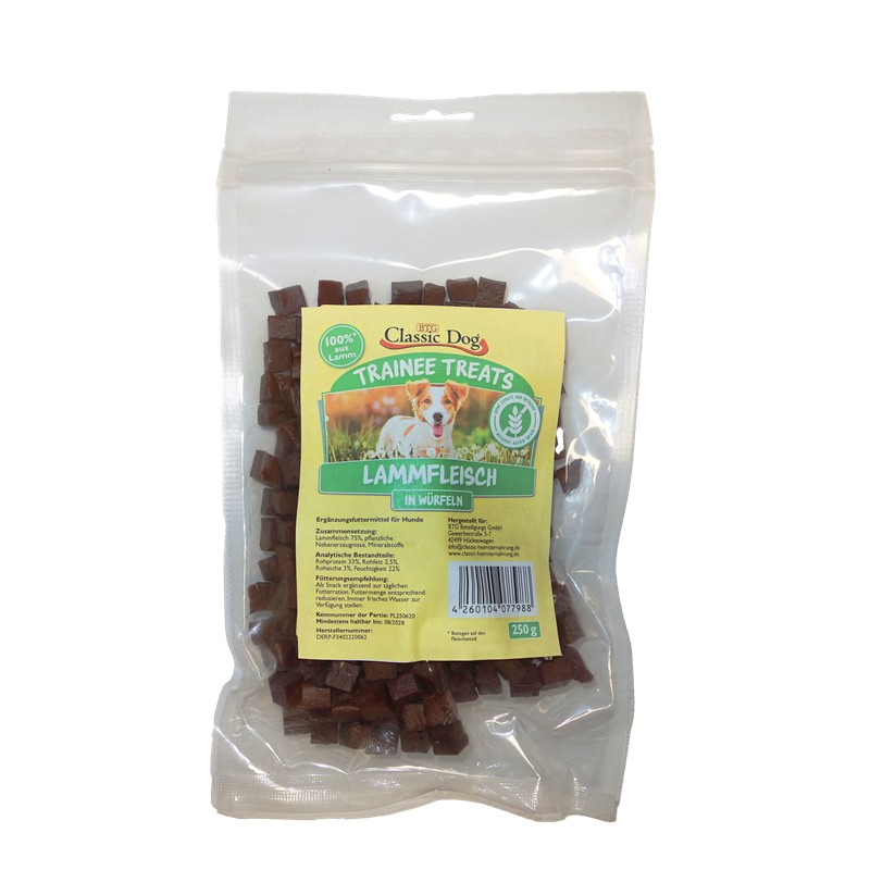 Classic Dog Trainee Treats Lammfleischwürfel 