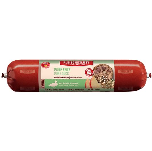 Fleischeslust Sensitiv Pure Ente mit Apfel & Amaranth 