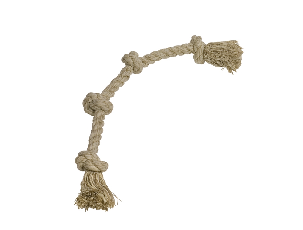 Nobby Spielseil Sisal-Cotton-Mix - 4 Knoten 