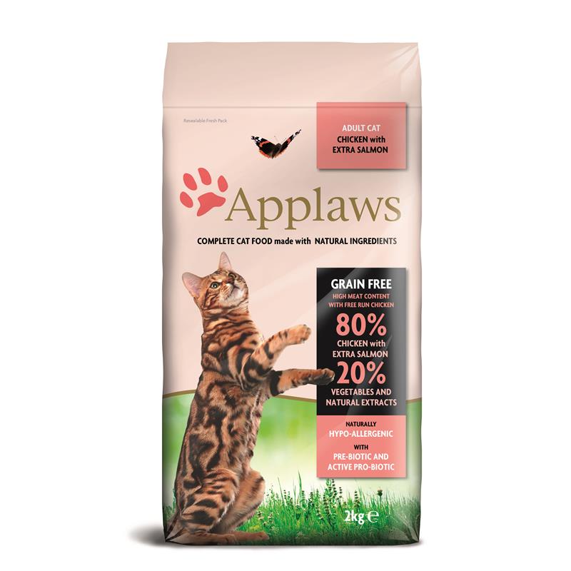 Applaws Katzentrockenfutter mit Hühnchen & Lachs 