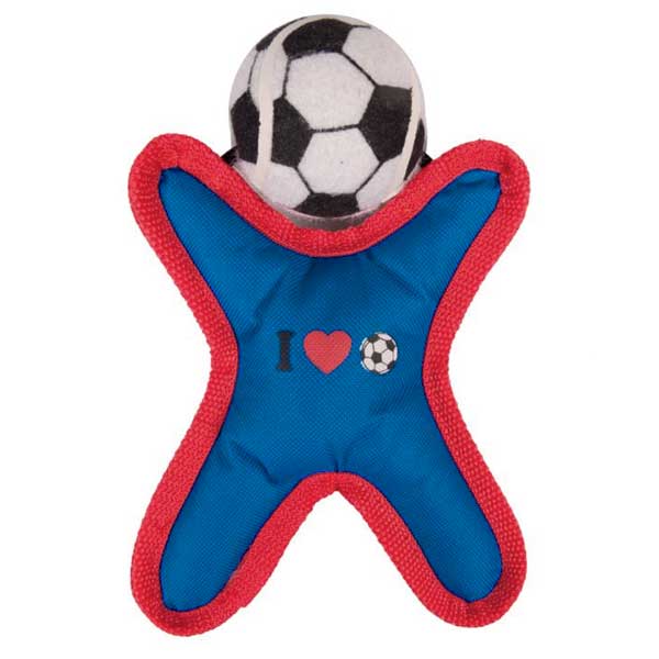 Karlie Flamingo Fußballfigur aus Nylon - Blau 