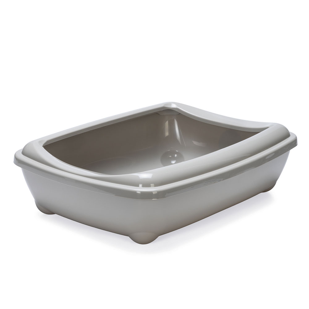 Karlie Katzentoilette mit Rand Arist-O-Tray - grau 50 x 38 x 14 cm