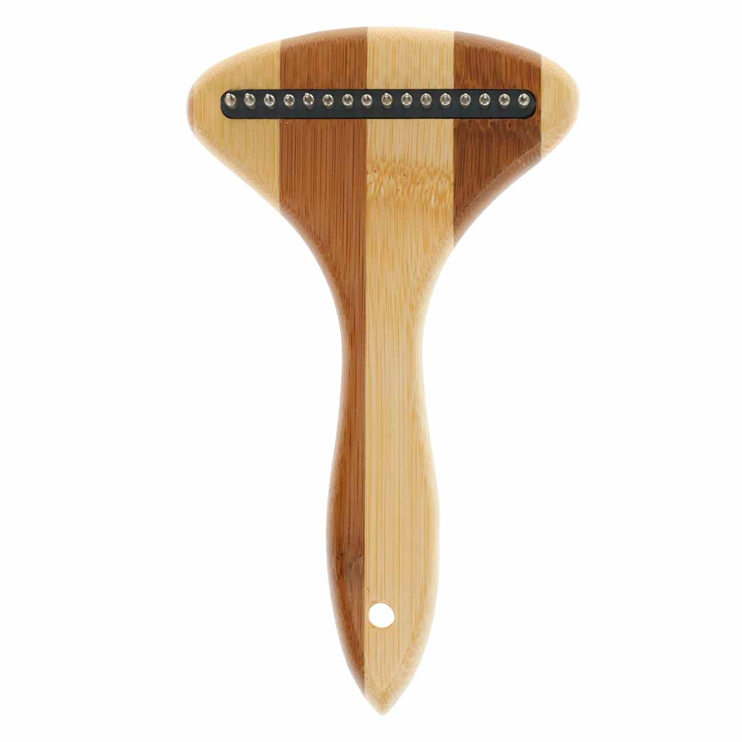 Duvoplus Bamboo Entfilzungsharke - 16 Zinken 