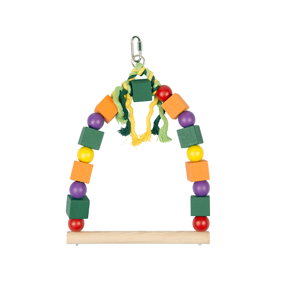 Duvoplus bunte Vogelschaukel - 20x29cm 
