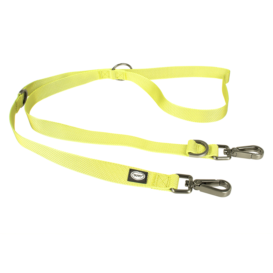 Duvoplus Explor North Duo Leine 200cm/25mm - Neongelb 